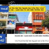 Cho thuê nhà Mặt Tiền Nguyễn Sơn Q.Tân Phú 128m²,NGANG 8M, CẠNH NGÃ TƯ, TRƯỜNG HỌC